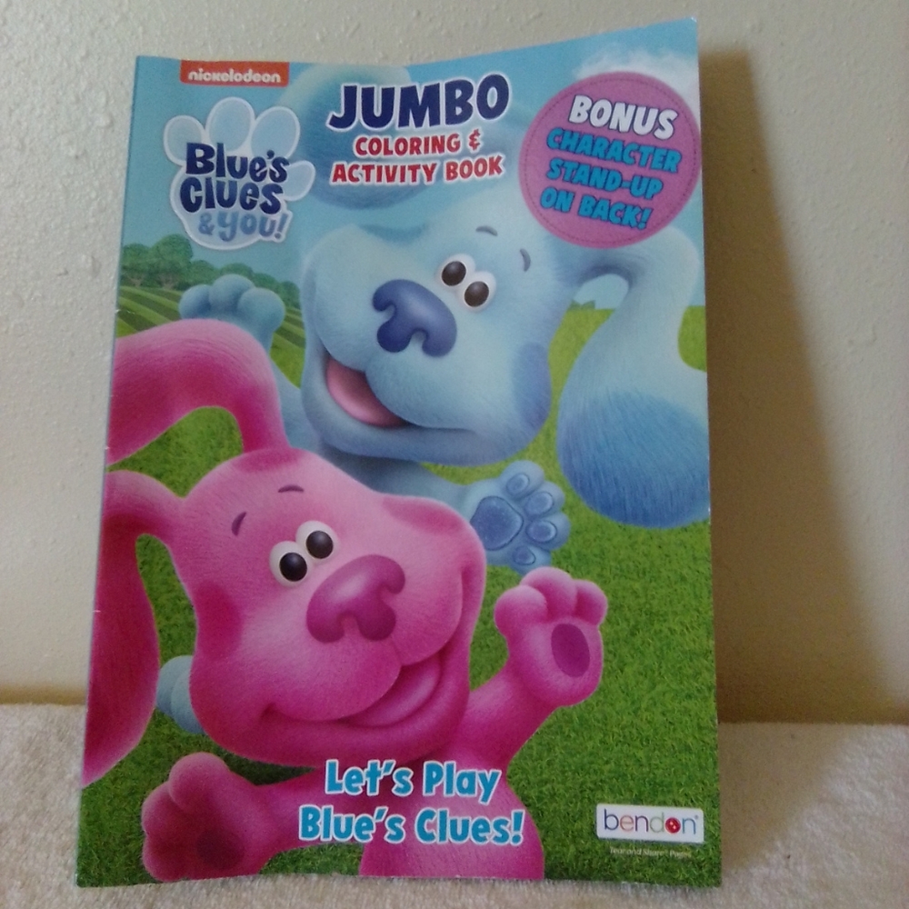 Blues Clues Jumbo  Coloring And Activity Book New